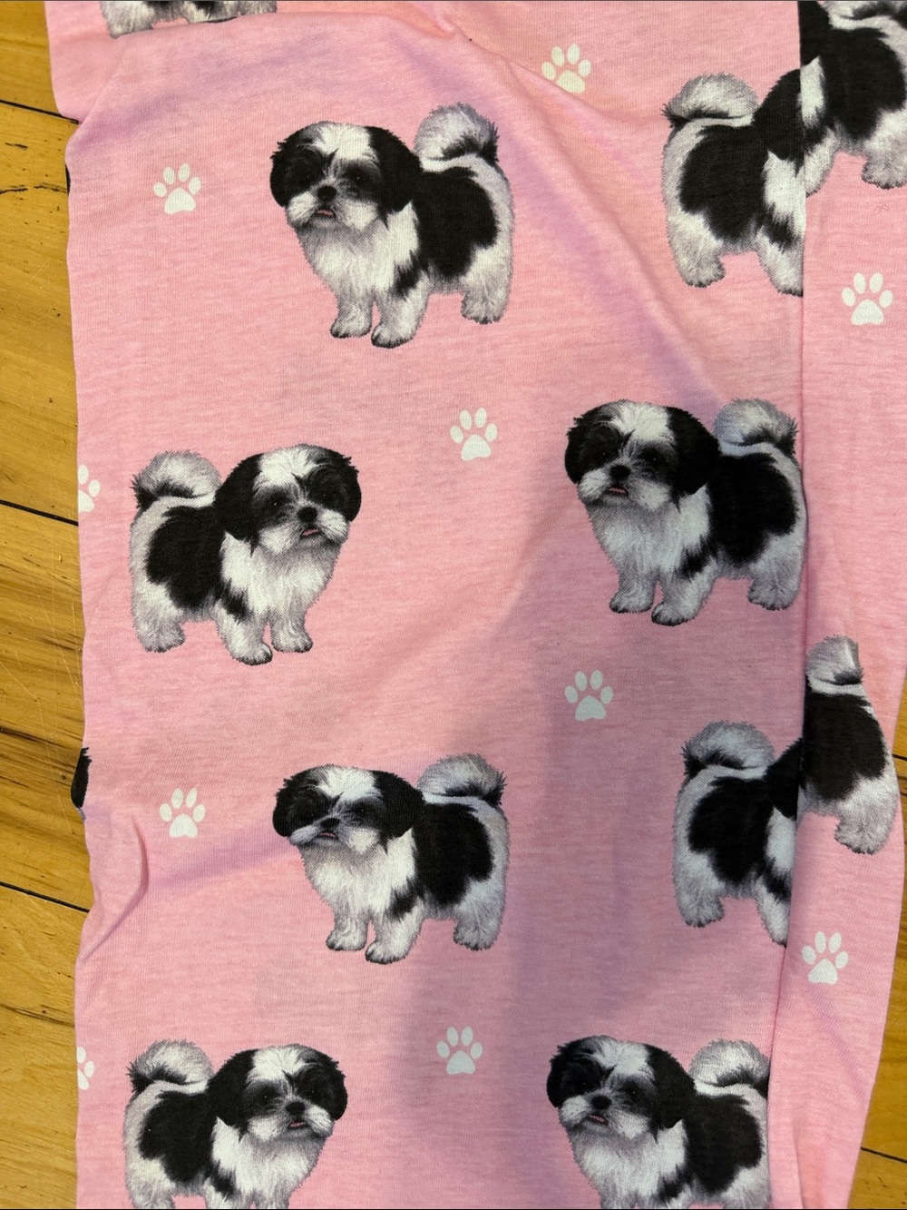 NWT Women’s Pink Shihtzu Print Pajama Pants